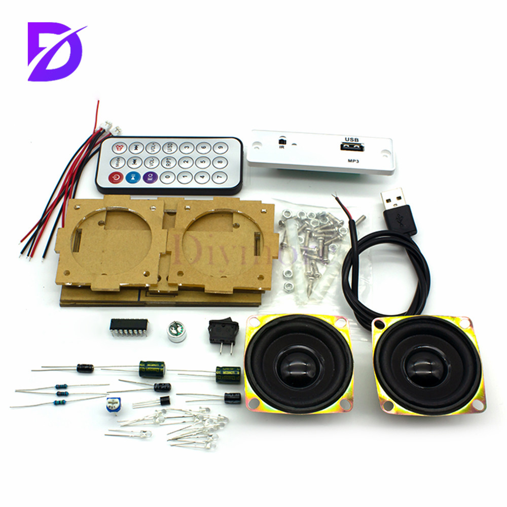 Diy Electronics Music - Kit de soudage électronique haut-parleur Bluetooth