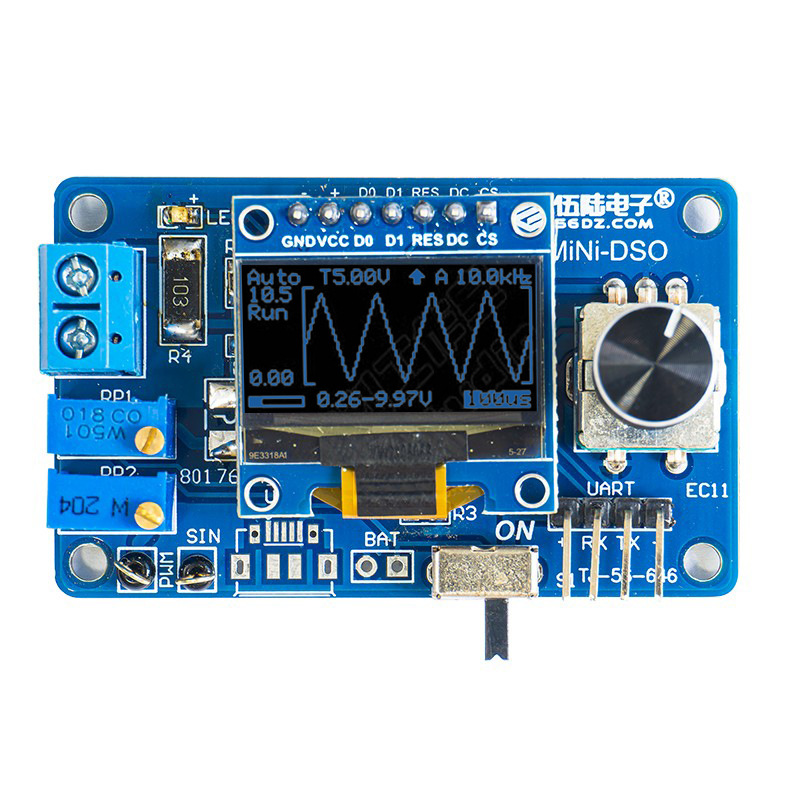 Oscilloscope Dso Mini - Kit d'oscilloscope LCD Mini DOS, micro-ordinateur
