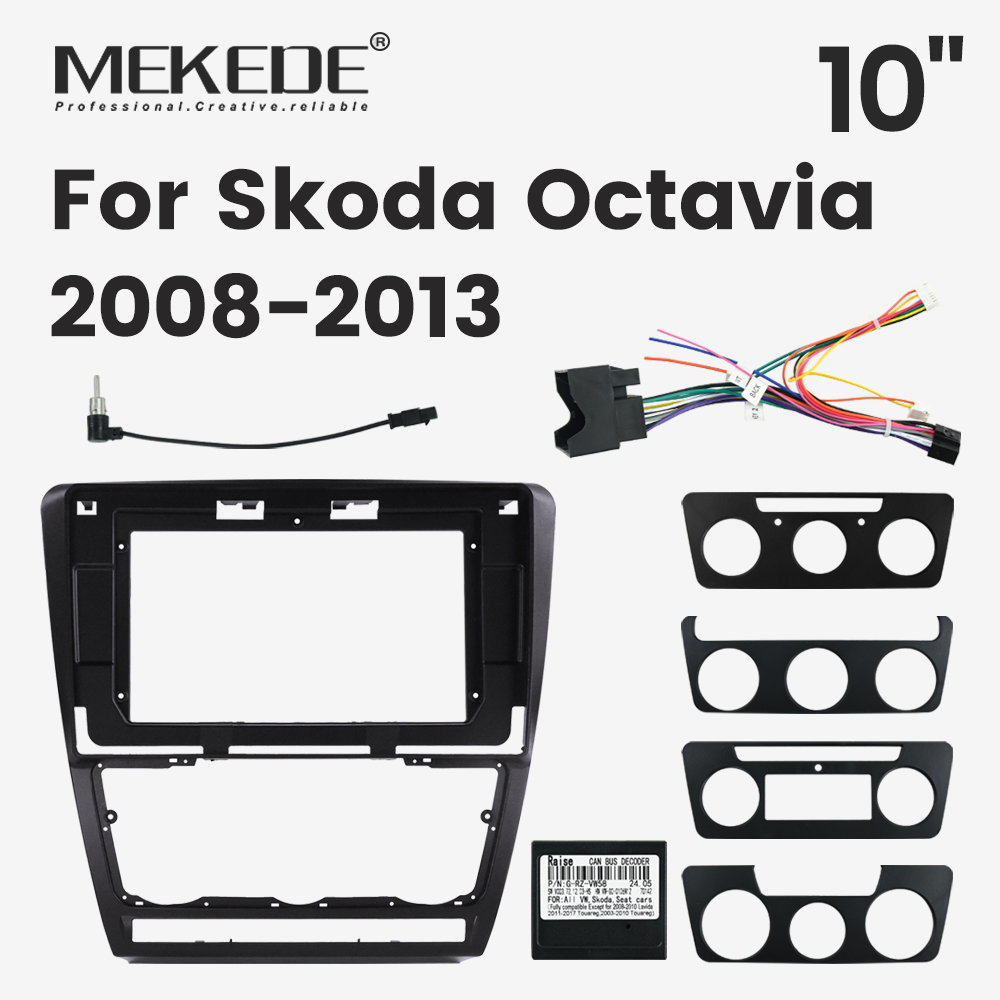 Diy Electronics Radio - MEKEDE pour Skoda Octavia 2008-2013 Kit