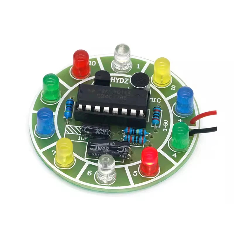 Diy Electronics Lab - CD4017 Kit de lumière LED rotative