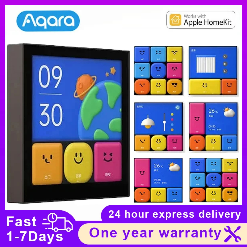 Diy Home Electronics - Aqara-Commutateur intelligent S1E, contrôle tactile, 4