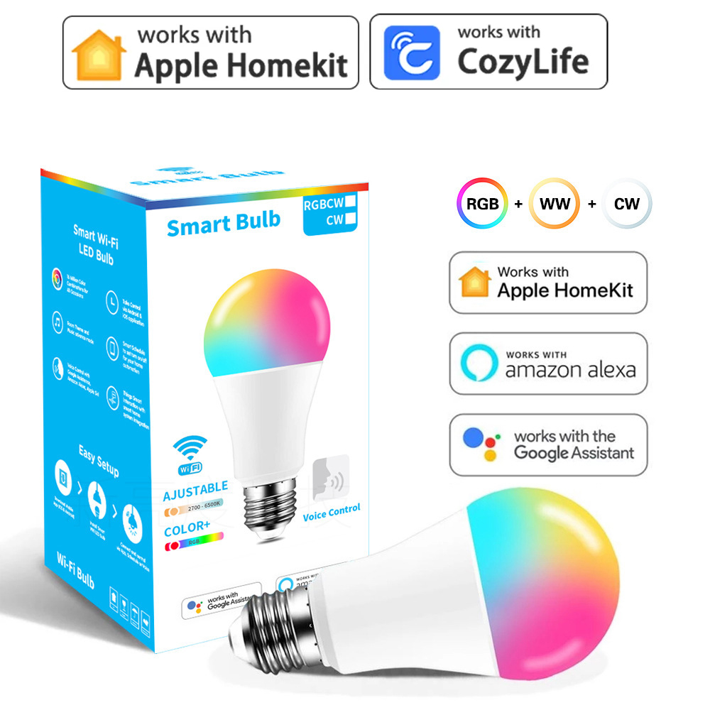 Diy Home Electronics - 9W WiFi Homekit lampe E27 LED