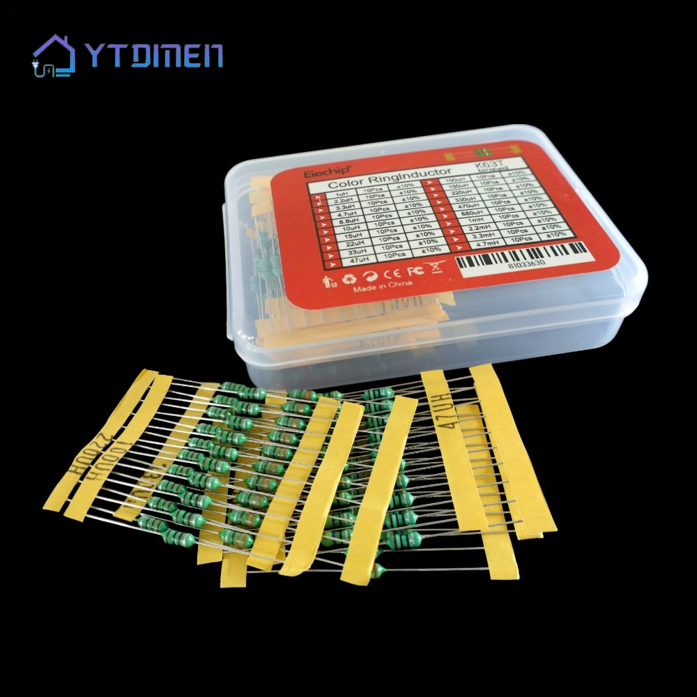 Diy Electronics Repair Kit - Kit d'inducteurs à anneaux colorés 1/2W