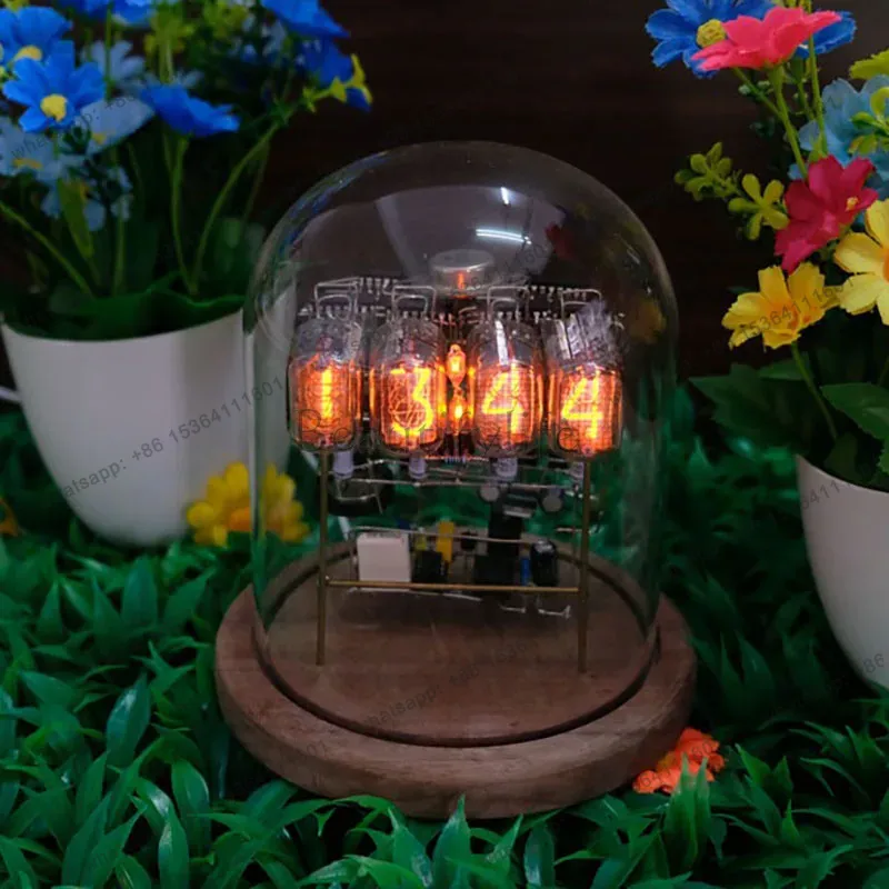 Diy Electronics Desk - Horloge Nixie IN12 à tubes lumineux,