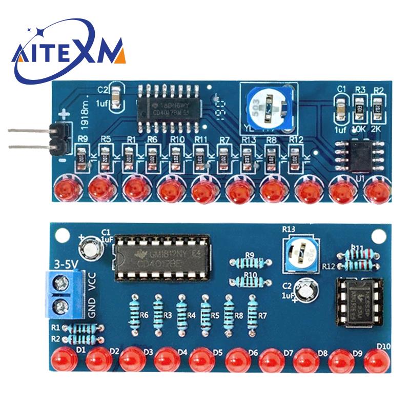 Diy Electronics Lab - Kits électroniques intelligents Ne555 + CD4017,