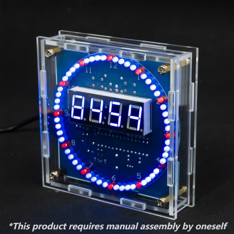 Diy Electronics Desk - Horloge électronique bricolage lumière contrôlée horloge