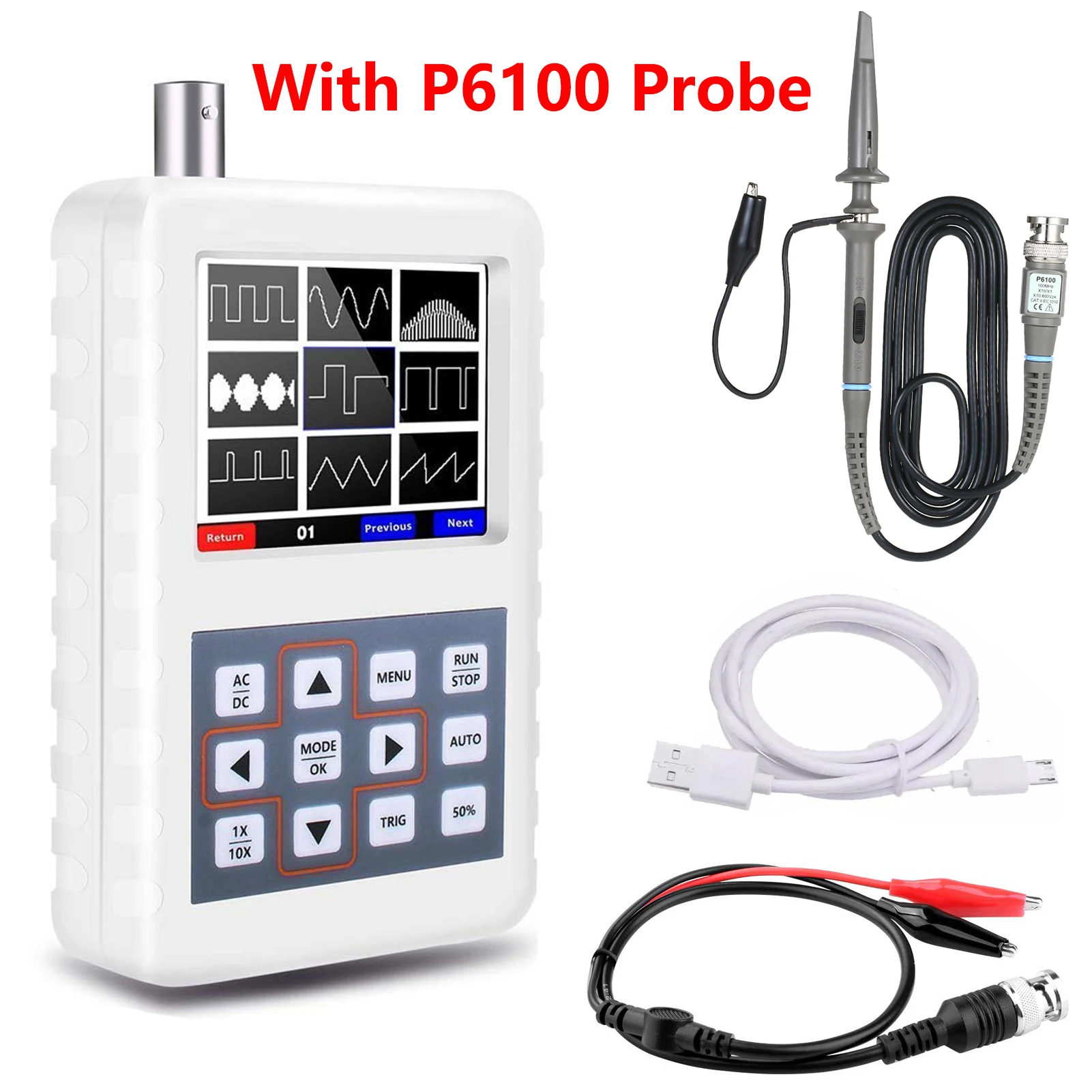 Oscilloscope Dso Mini - Mini Oscilloscope numérique Portable USB, bande