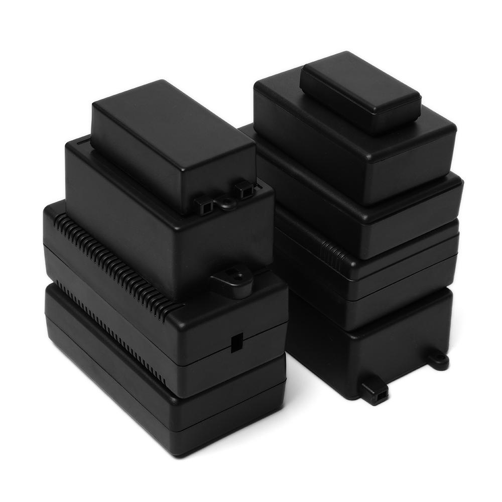 Diy Electronics Housing - Boîtier étanche en plastique noir, boîtier