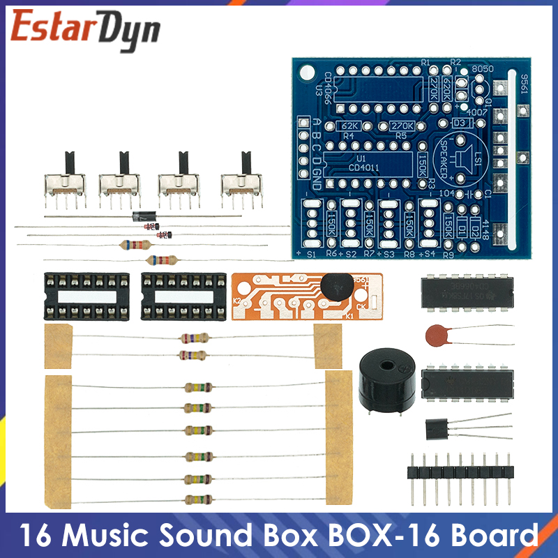 Diy Electronics Music - Boîte à musique 16 sons BOX-16,