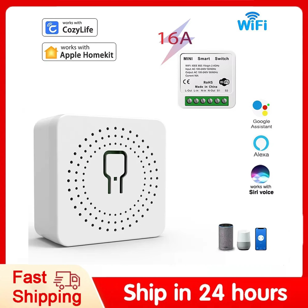 Diy Home Electronics - Mini disjoncteur de relais Wifi intelligent,