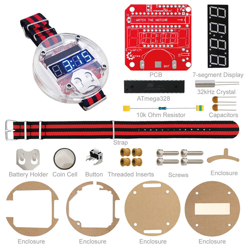 Kit d'horloge LED à puce uniqu - Diy Electronics Parts avis et prix