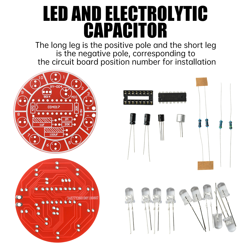 Kit électronique DIY de lumièr - Diy Electronics Components Kit avis et prix