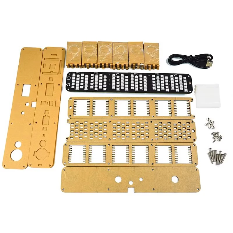 Kit d'horloge à tube lumineux  - Diy Electronics Desk avis et prix