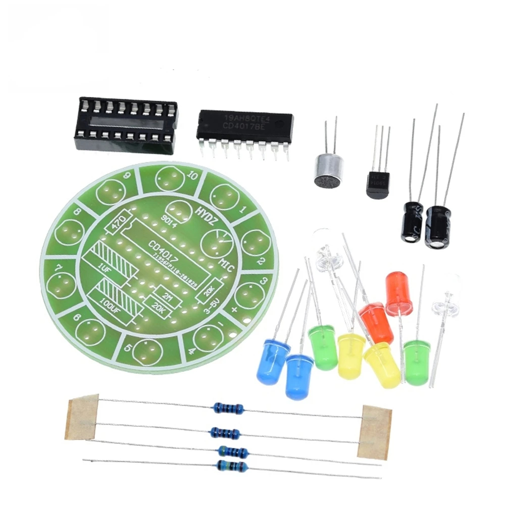 CD4017 Kit de lumière LED rota - Diy Electronics Lab avis et prix