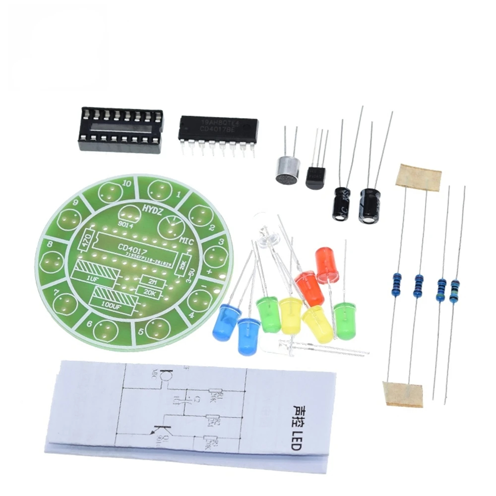 CD4017 Kit de lumière LED rota - Diy Electronics Lab avis et prix