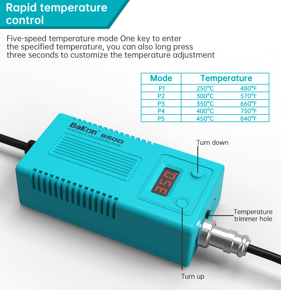 Station de soudage Bakon BK950 - Diy Electronics Tools avis et prix