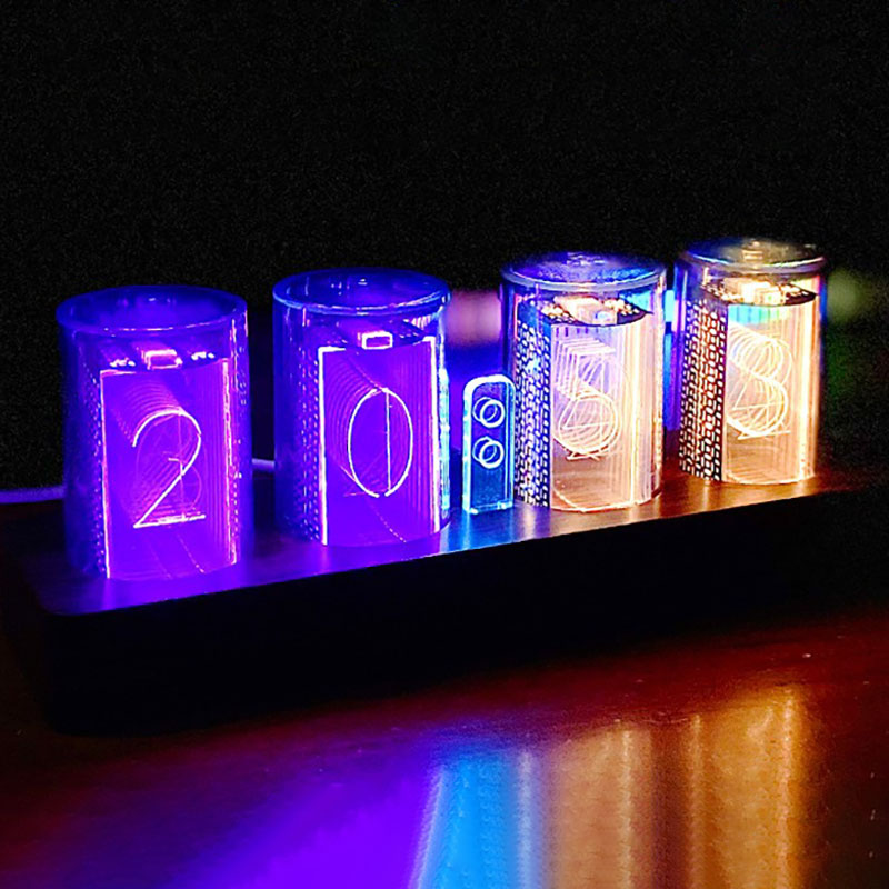 Horloge numérique à tube lumin - Diy Electronics Desk avis et prix