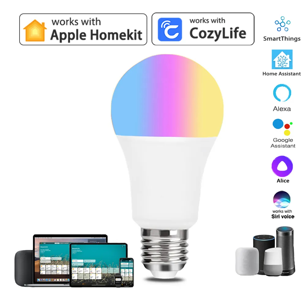 9W WiFi Homekit lampe E27 LED  - Diy Home Electronics avis et prix