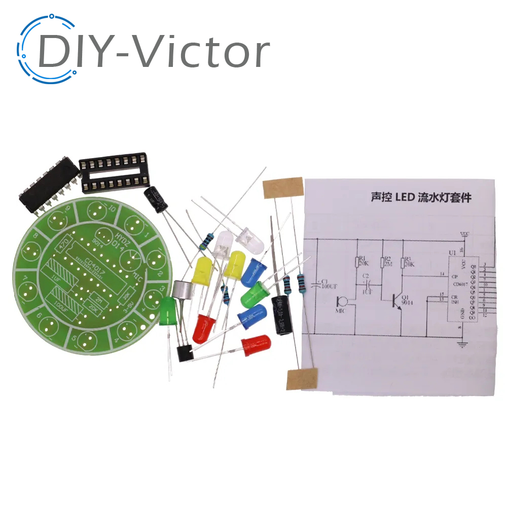 Kit d'éclairage LED rotatif à  - Diy Electronics Lab avis et prix