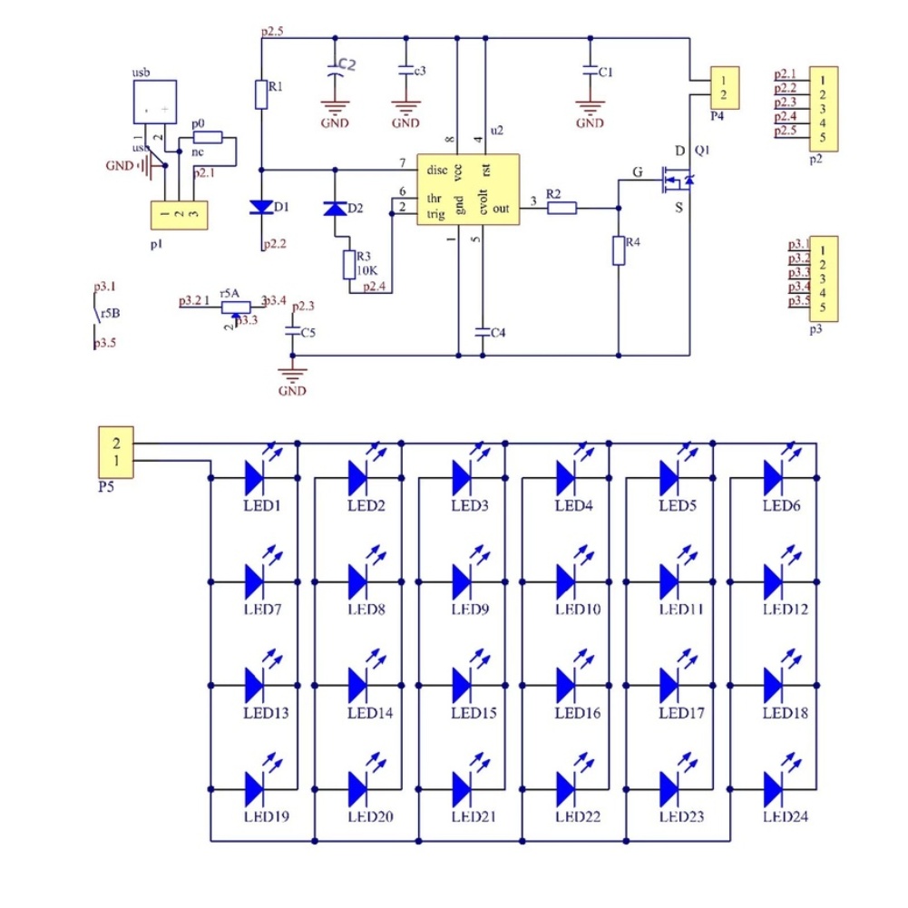 NE555 pour lampe de bureau LED - Diy Electronics Desk avis et prix