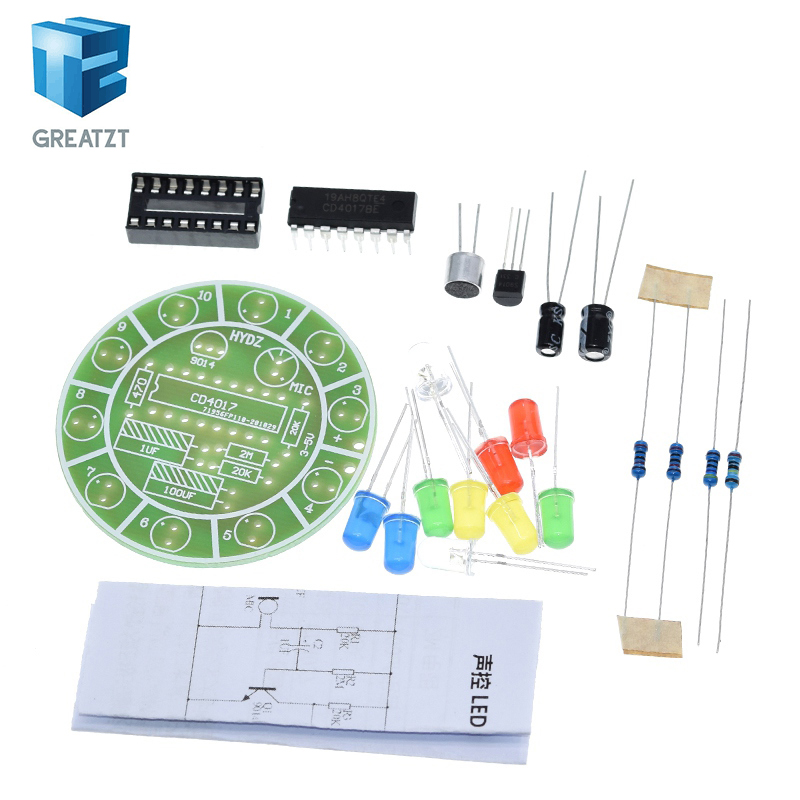 Kit LED rotatif coloré à comma - Diy Electronics Lab avis et prix