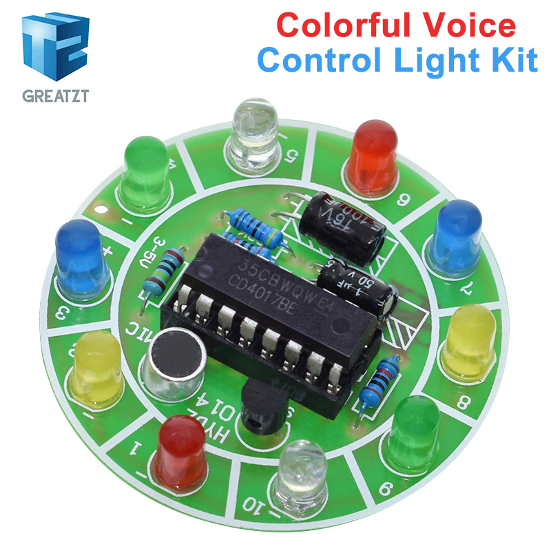 Kit LED rotatif coloré à comma - Diy Electronics Lab avis et prix