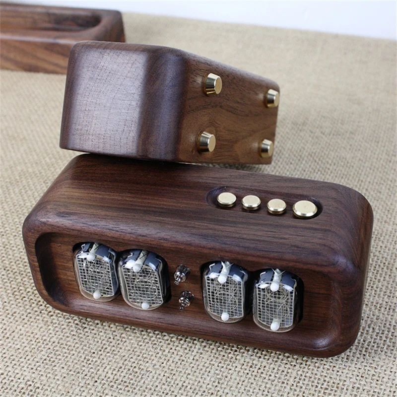 Noyer noir bois massif lueur T - Diy Electronics Desk avis et prix