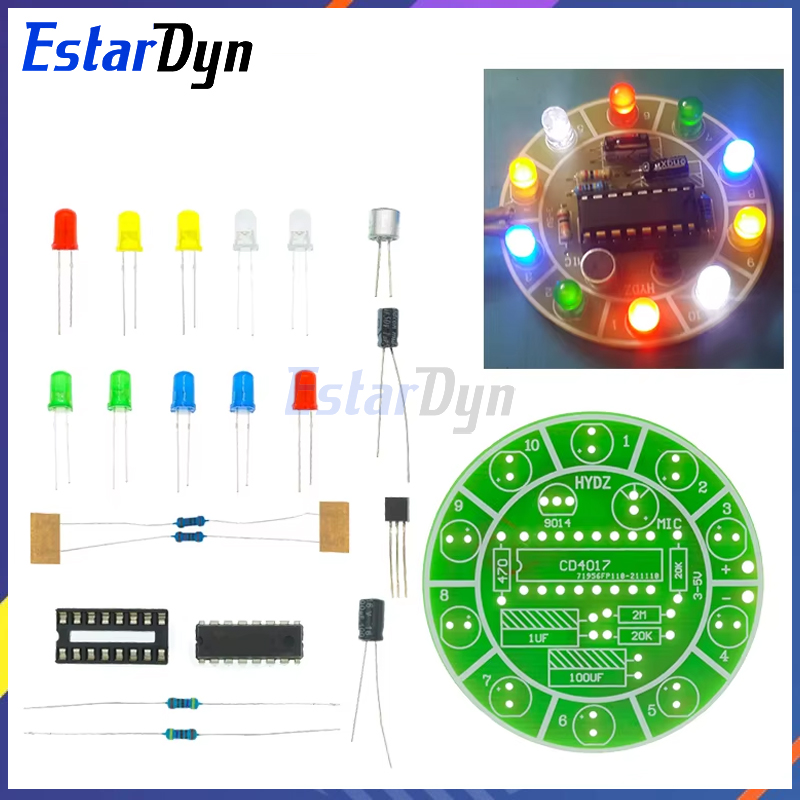 Estardyn CD4017 kit de lumière - Diy Electronics Lab avis et prix