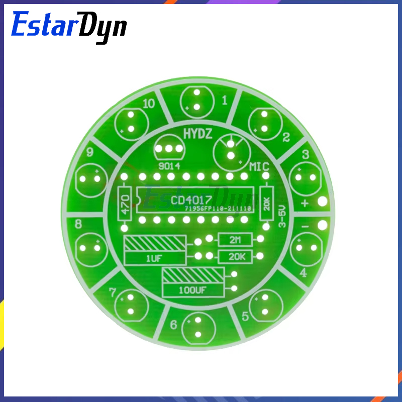 Estardyn CD4017 kit de lumière - Diy Electronics Lab avis et prix