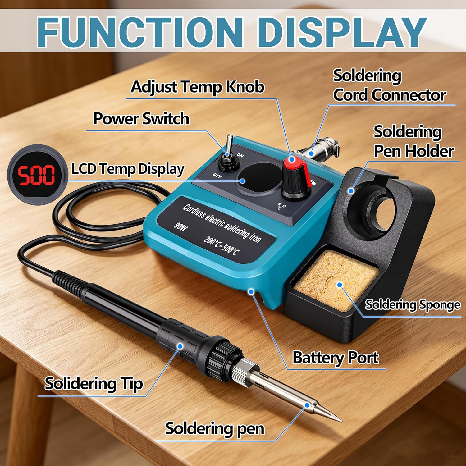Kit de fer à souder numérique  - Diy Electronics Tools avis et prix