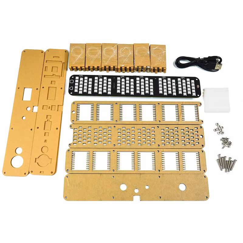 Kit d'horloge à tube lumineux  - Diy Electronics Desk avis et prix