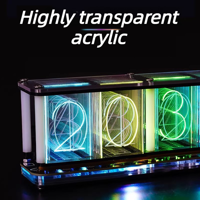 Kit d'horloge à tube lumineux  - Diy Electronics Desk avis et prix